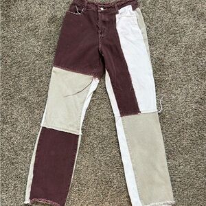 Patchwork Women Jeans